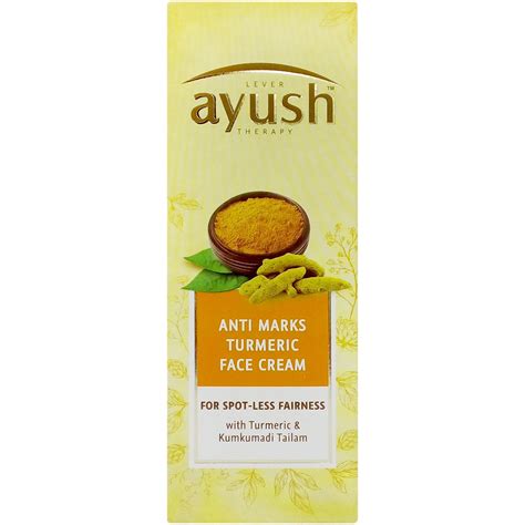 Ayush Face Cream - Turmeric and Kumkumadi Tailam, 50g Carton : Amazon ...