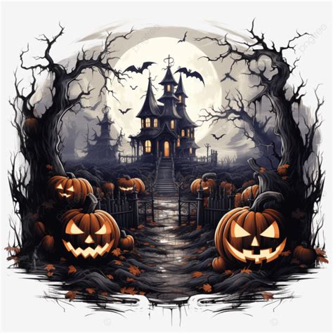 Halloween Clipart On Transparent Background, Halloween Clipart ...