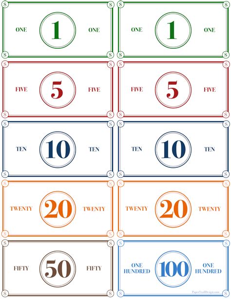 Printable Play Money - UK Printable Hub