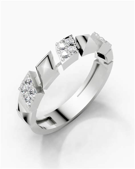 Angled Matrix Men Ring – Rings & I