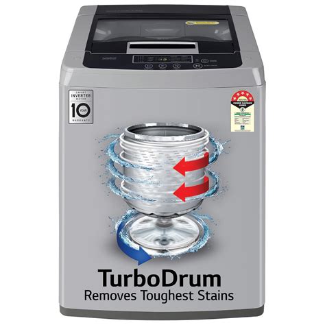 LG 6.5 Kg 5 Star Inverter Turbodrum Fully Automatic Top Loading Washing ...