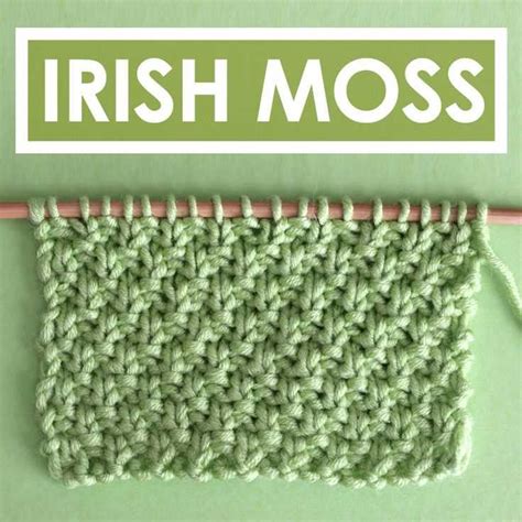 Moss Stitch Knitting Pattern 的图像结果