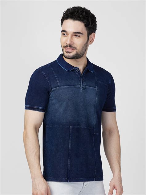 Killer Men Dark Blue Printed Slim Fit T-Shirts – Killer Jeans