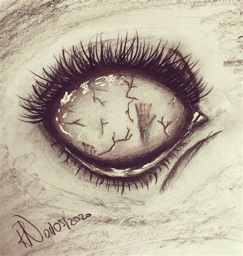 Creepy Eye Drawings