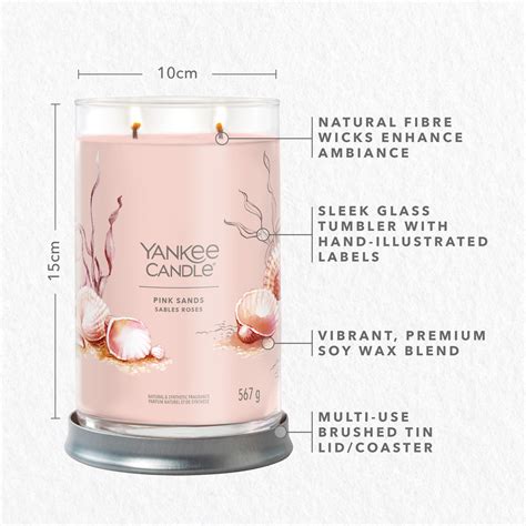 Yankee Candle - Pink Sands Signature Large Tumbler - Beauty & Bobs