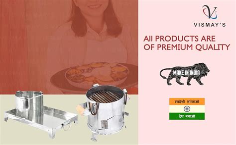 Vismay’s Heavy-Duty Iron Sigdi (Size 27 x 23 CM) Angiti with Strong ...