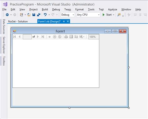 Image result for Report Viewer Control Vb.net
