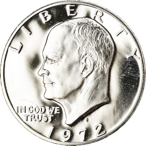 Coin United States Eisenhower Dollar 1972 San Francisco MS 63 ...