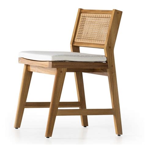 Woodworm Furniture | Raphia Dining Chair | Natural Rattan & Solidwood ...