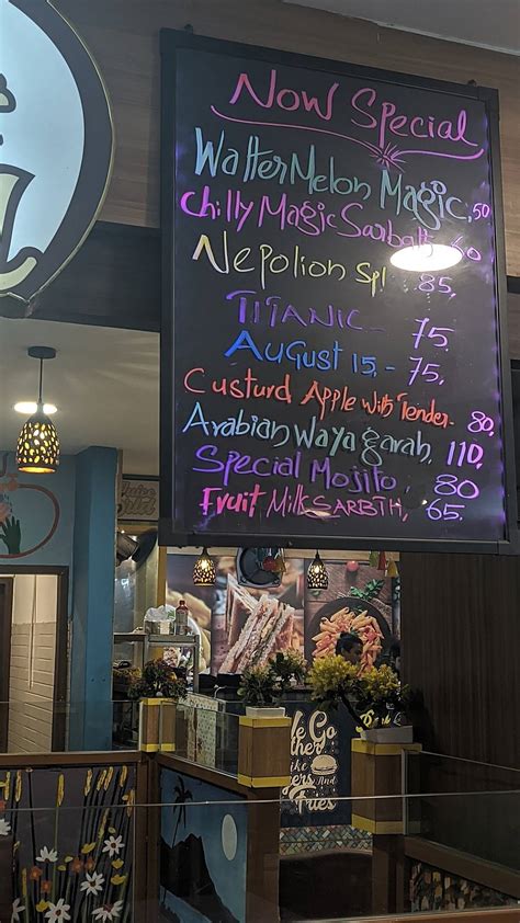 Menu at Juice World, Chennai, VCR Complex