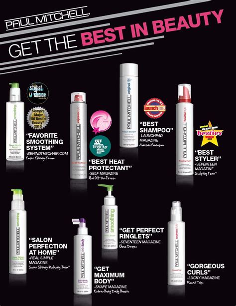 Get the Best in Beauty with Paul Mitchell Products. | Cosmetology, Best ...