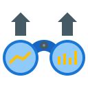 Zoom graph Icons & Symbols