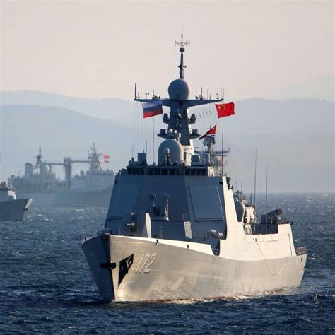 Russian, Chinese Navy Conduct Joint Artillery Drills - Pacific Fleet ...
