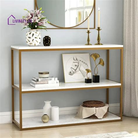 Aditi Metal Console Table – LivIn Styles