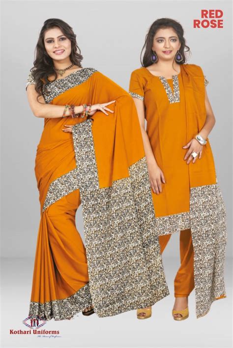 Red Rose – NV0037C & VK0071 | KOTHARI UNIFORMS| Saree Salwar Combo