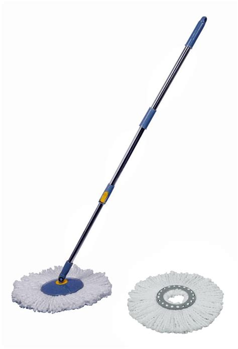 Esquire Stainless Steel Grey 360° Spin Mop Stick With An Additional ...