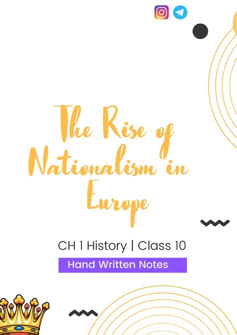 SOLUTION: The Rise Of Nationalism In Europe Class 10 Social Science ...