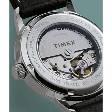 Timex Marlin Men Silver-Tone Analog Round Stainless Steel Dial Watch