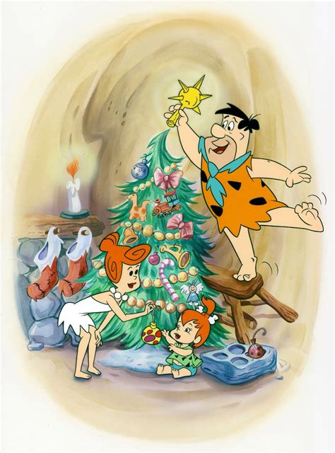 Décorer le sapin en famille | Flintstone christmas, Christmas cartoons ...