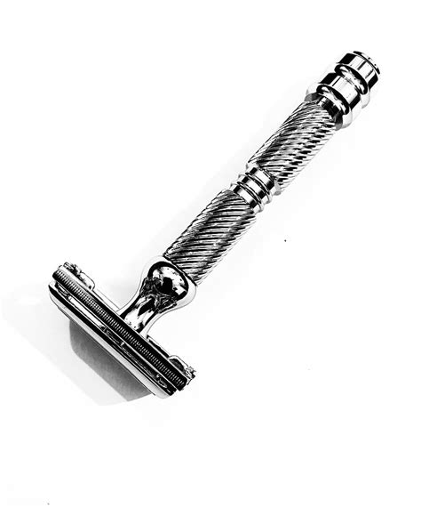Romer-7 Godfather 125V Heavy Weight Butterfly Open Razor + SS Blade ...