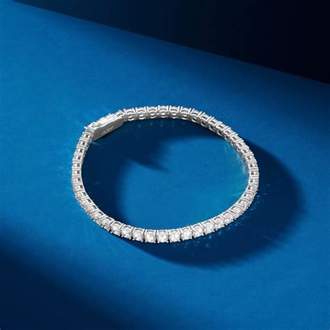 ICED TENNIS BRACELET - SILVER – Rich Rapper Official