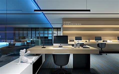 现代办公室-建e室内设计网-设计案例