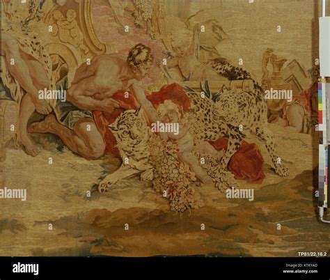 This artwork depicts the mythological scene of Bacchus and Ariadne ...