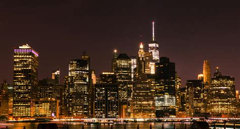 City Skyline during Night Time · Free Stock Photo