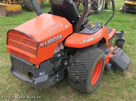 Kubota ZG222 ZTR lawn mower in Springdale, AR | Item EK9677 sold ...