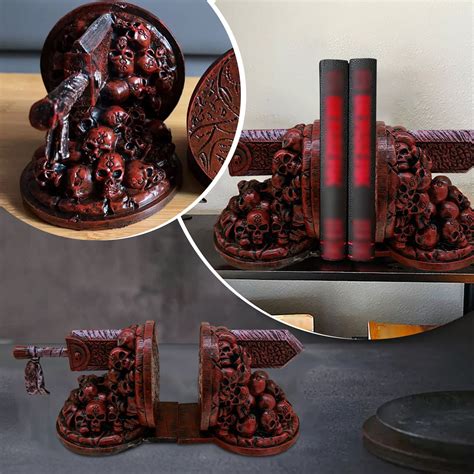 Buy Berserk Bookends Dragon Slayers Skeleton Swordss Bookends Ornament ...