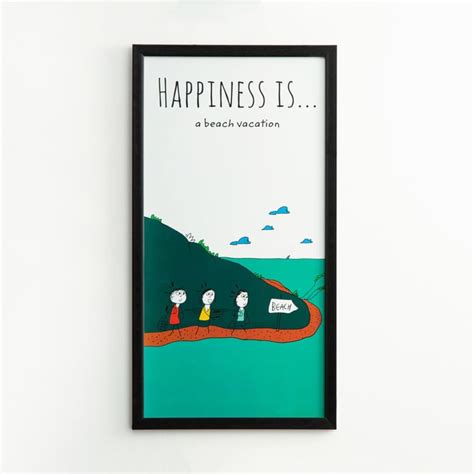 Buy Happiness Beach Vacation - Photo Frame - 35 X 65 cm from Home ...