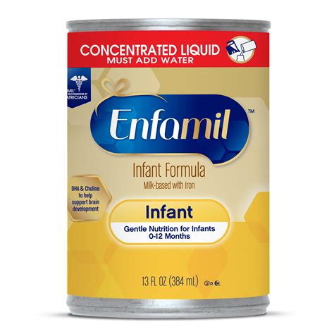 Enfamil Concentrated Liquid Infant Formula, Milk-based Baby Formula ...