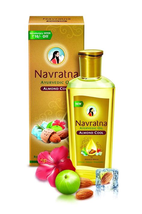 Buy Navratna Almond Cool Oil, 100 ml Online at Low Prices in India ...