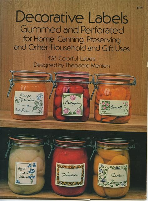 Buy Decorative Labels for Home Canning (Gummed and Perforated for Home ...