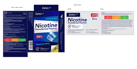 DailyMed - NICOTINE TRANSDERMAL PATCHES- davv nicotine transdermal patches - stop smoking aid patch