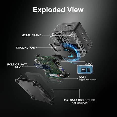 Buy Intel Mini PC, Intel NUC 11 with Newest 11th Gen Core i5-1135G7 ...