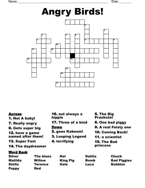 Letters On Crates In Angry Birds Wsj Crossword at Holly Mellott blog