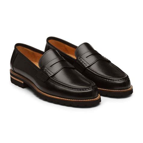 Black Lightweight Classic Penny Moccasions – FELLMONGER