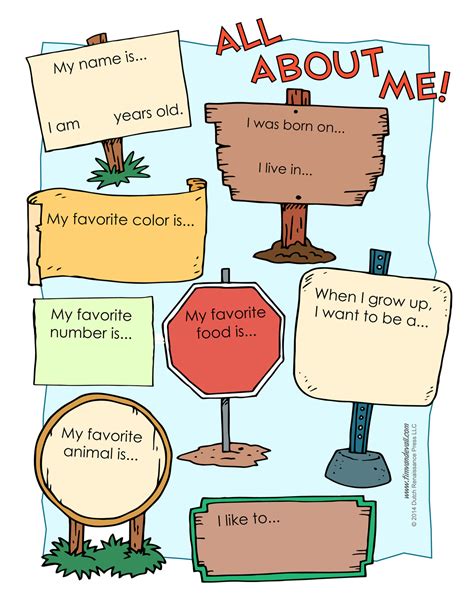 All About Me Template Google Slides