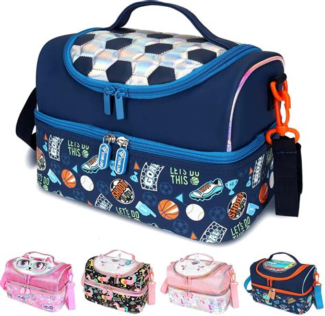Amazon.com: RLGPBON Kids Lunch Bag,Insulated Lunch Box for Girls Boys ...