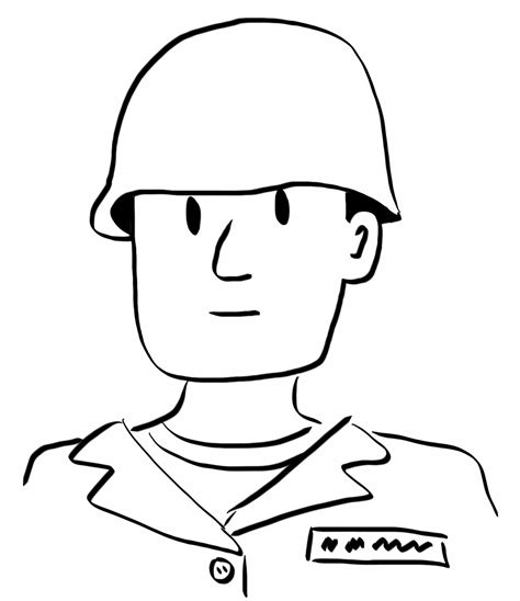 Soldier How To Draw Easy at Declan Thwaites blog