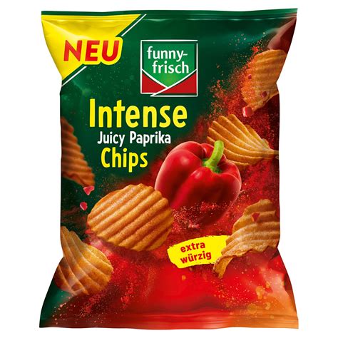 FUNNY FRISCH Intense Chips 110 g, Saftige Paprika | ALDI SÜD