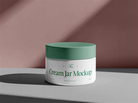 Premium Cosmetic Jars Mockup | Free PSD Templates