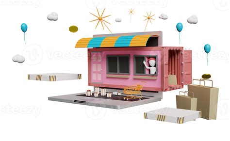 Computer Store Example 3D 的图像结果