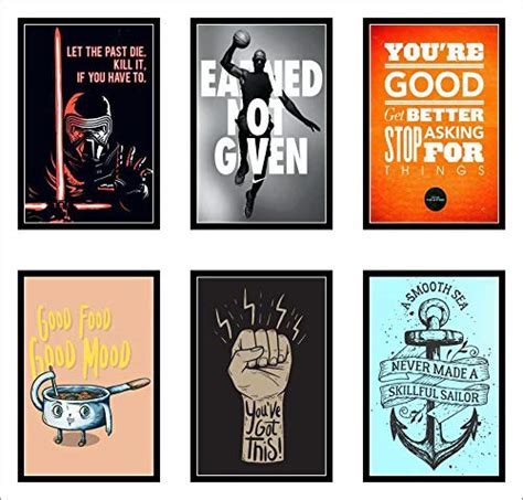 KREEPO Inspirational Motivational Self Adhesive Laminated Different ...