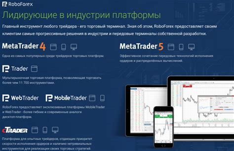 RoboForex Ltd Webtrader и другие торговые платформы «РобоФорекс»