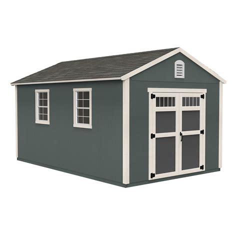 Heartland Hanover 10-ft x 16-ft Wood Storage Shed (Floor Included ...