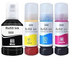 ANG Universal Ink Refill 008 Ink Compatible for epsson L6460, L6490 ...