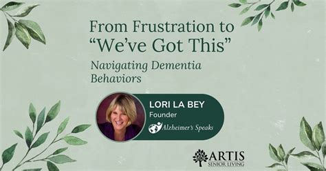 From Frustration to “We’ve Got This”: Navigating Dementia Behaviors ...