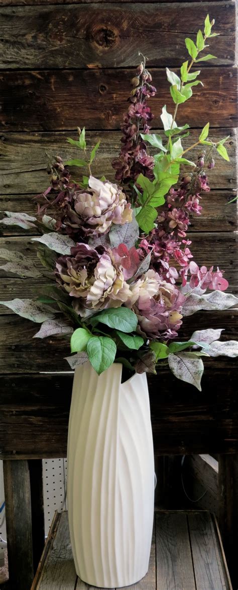 Elegant Tall Floor Vase Flower Arrangements - hadir